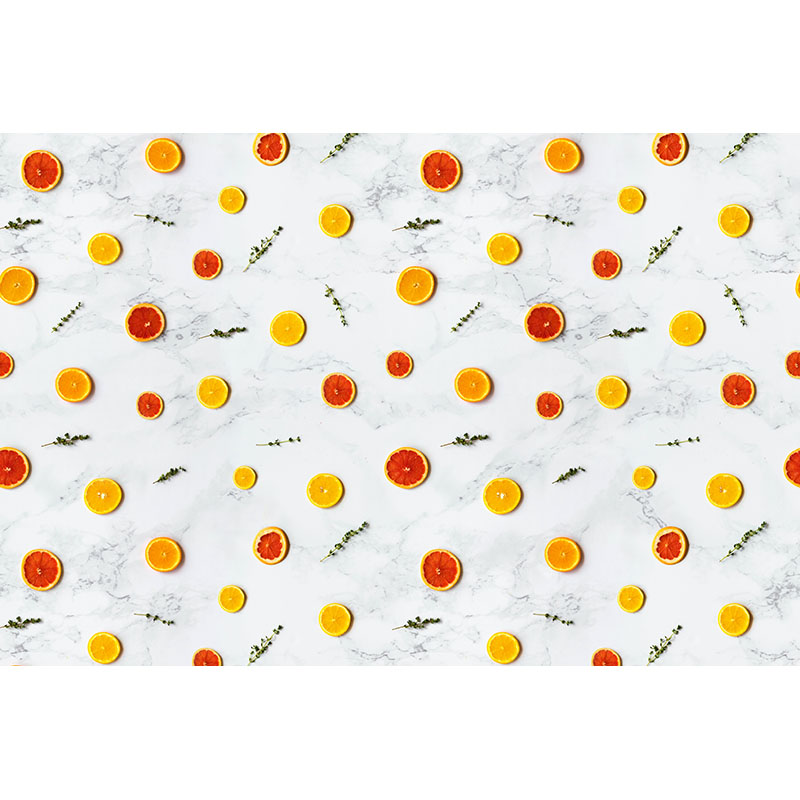Ταπετσαρία χώρου με Orange and Grapefruit